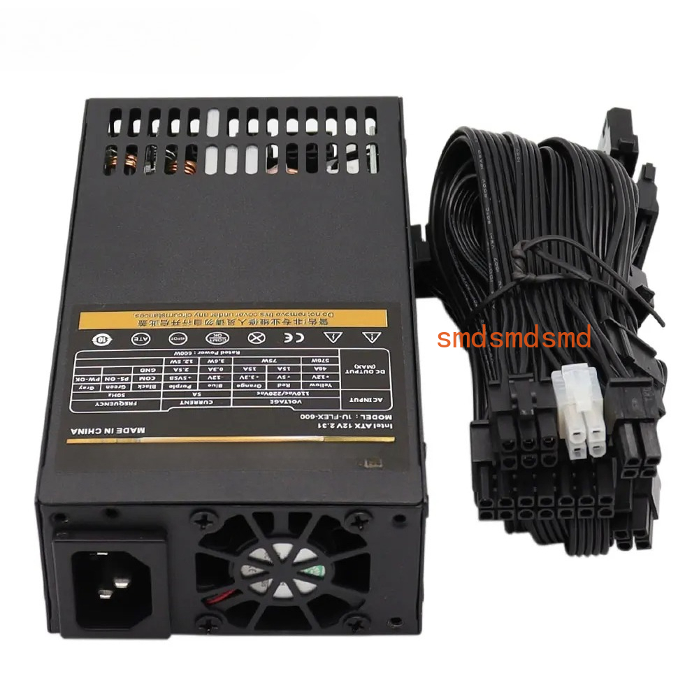 Flex Atx Power Supply 600W 1U - Modułowy zasilacz 600W Mały zasilacz komputerowy