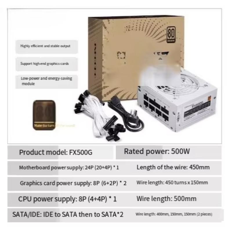 Sfx Modular Power Supply 850W Gold - Dostępny od ręki zasilacz SFX 750W/850W