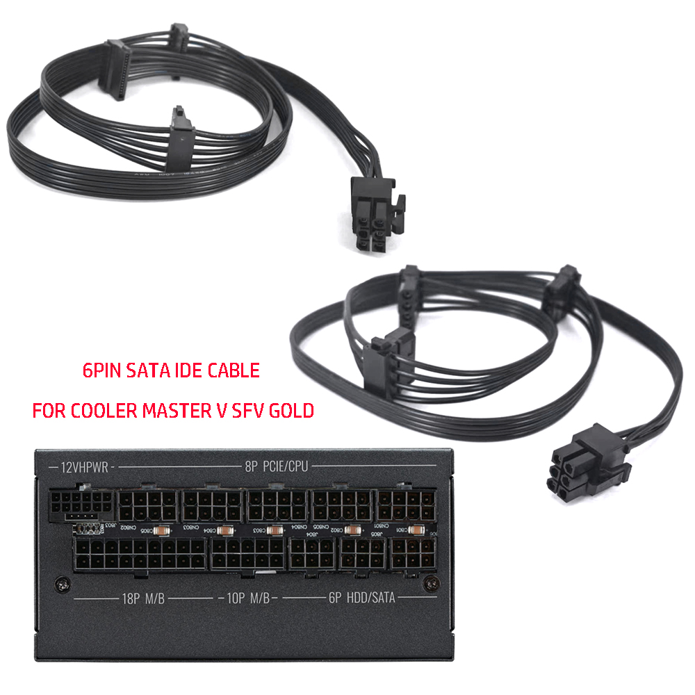 Kabel 6PIN PCIE DO 3*SATA Mole – Sfx Modular Power Supply 850W Gold recenzja i cena