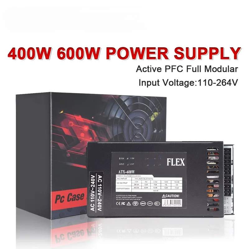 Zasilacz CHJJULONGFENGBAO ATX  – Flex Atx Power Supply 600W 1U recenzja i cena