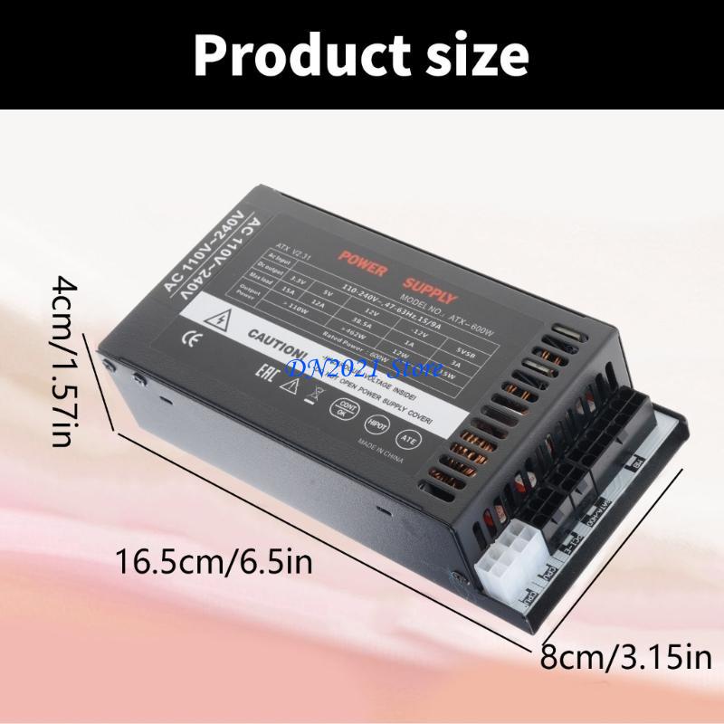 F3ke cichy wentylator chłodząc – Flex Atx Power Supply 600W 1U recenzja i cena
